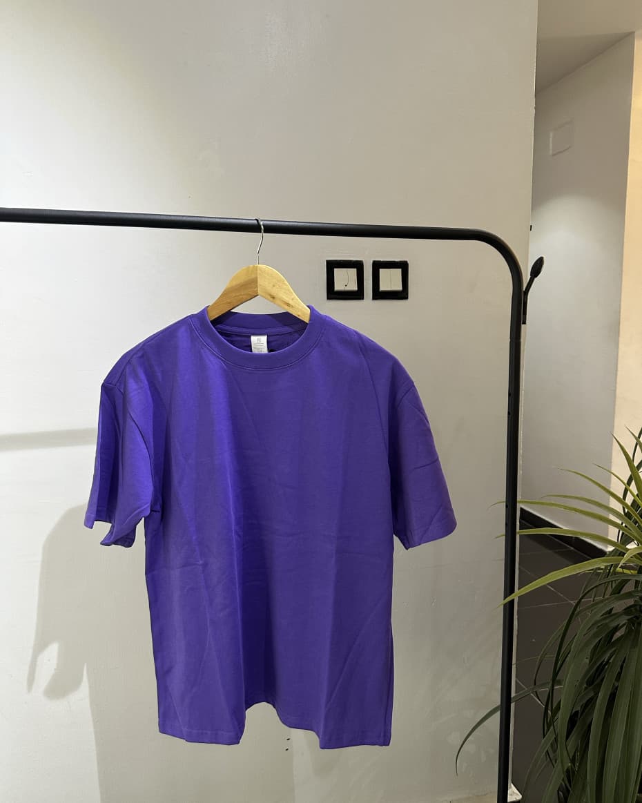 Purple Plain Tee